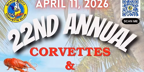 22nd Annual Corvettes and Crawfish Spring Car Show 