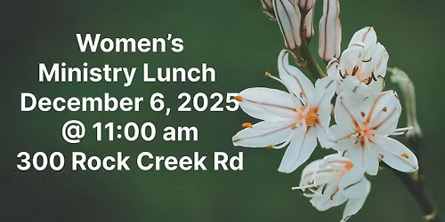 Women's Ministry Lunch