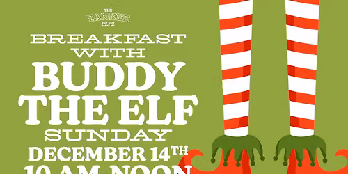 Meet Buddy the Elf at the Yankee Tavern \ud83c\udf84