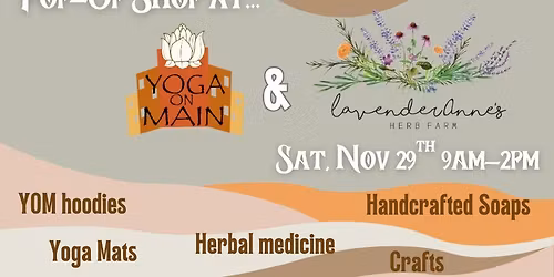 Pop-Up Shop for Small Biz Saturday