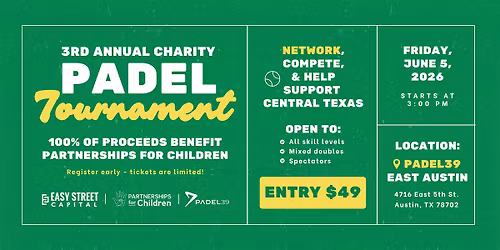 2026 EasyGive Charity Padel Tournament
