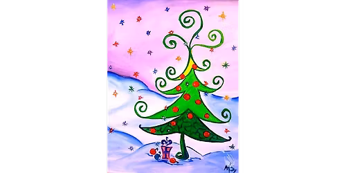 Fun Christmas Tree - Paint and Sip in New Braunfels | Classpop!\u2122