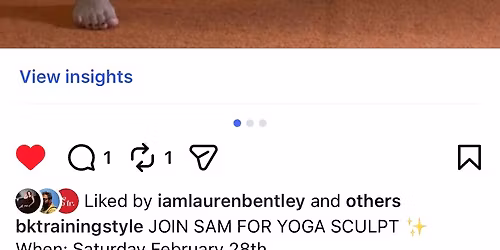 Yoga Sculpt at BK Fitness