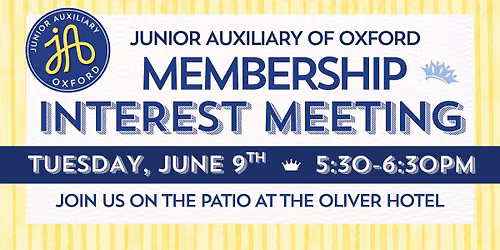 JA Membership Interest Meeting