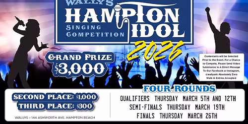 Wally\u2019s Idol FINALS!
