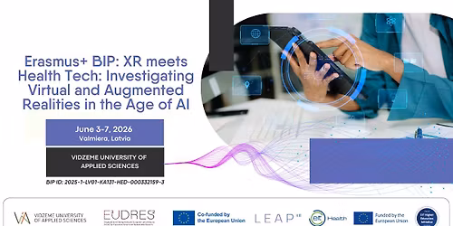 Erasmus+ BIP: XR meets Health Tech: Investigating Virtual and Augmented Realities in the Age of AI
