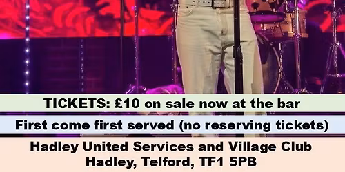 Robbie Williams tribute night