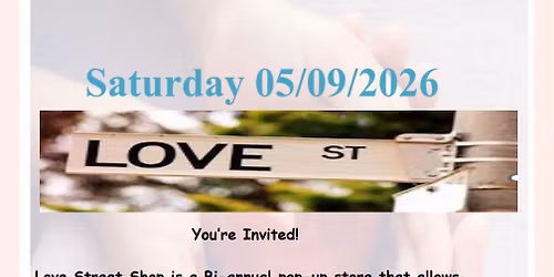 Love Street Shop Donations Drive