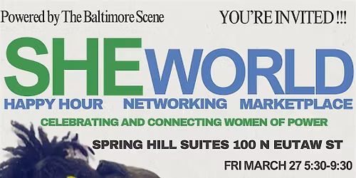SHE WORLD! celebrating & connecting women of power (Networking x Market)