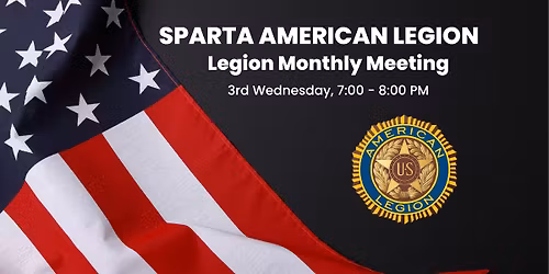 Sparta American Legion Monthly Meeting