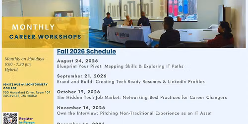 Career Workshop Series - Fall 2026