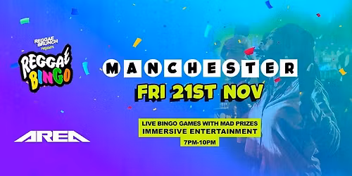 Reggae Bingo - Manchester - Fri 21st November