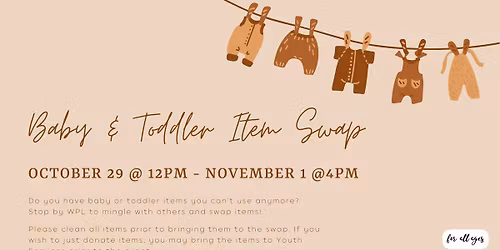 Baby & Toddler Item Swap