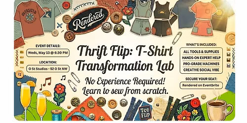 The Thrift Flip: The T-Shirt Transformation Lab