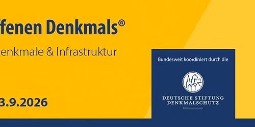 Tag des offenen Denkmals 2026 in der Schwemme