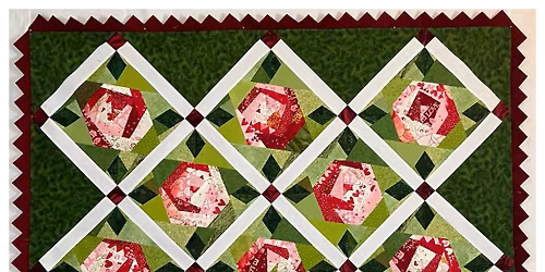 Rambling Rose Intermediate Paper Piecing Class