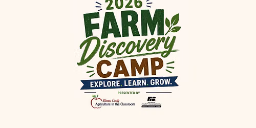 Farm Discovery Camp hosted with Warren Soil & Water Conservation District