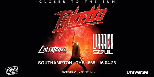 Tyketto | Collateral | Warrior Soul LIVE at The 1865