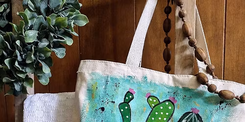 Canvas Tote Bag Paint & Sip