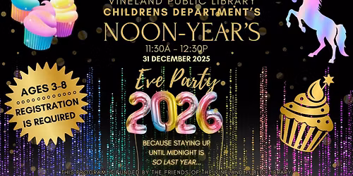 Noon-Year's Eve Party!