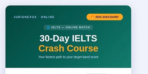 IELTS CRASH COURSE