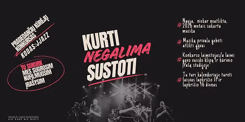 KURTI NEGALIMA SUSTOTI | TAMSTA