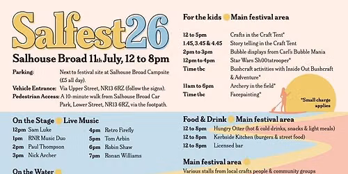 SalFest 2026 @ Salhouse Broad