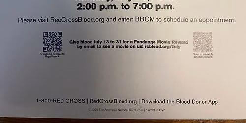 American Red Cross Blood Drive