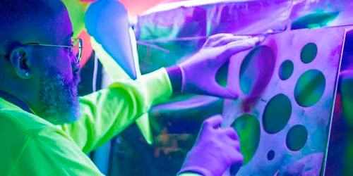 ATLiens: Black Light Street Art Workshop