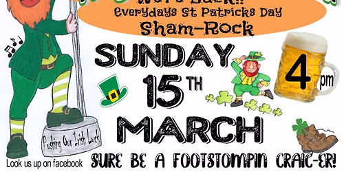 Everydays St Patricks Day gig @ The Jenny Lind