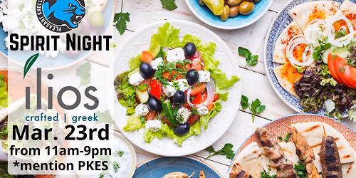 Spirit Night at Ilios Crafted Greek
