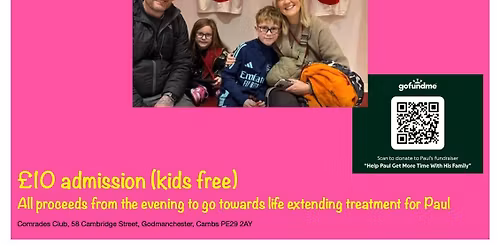 Charity evening for Paul