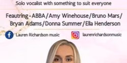 Live Music !!! - Lauren Richardson