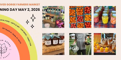 RRG Farmers Market Opening Day May 2, 2026