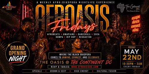  AfrOasis Fridays (Grand Opening Night)