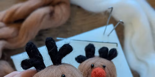 Make Your Own Needle Felted Reindeer