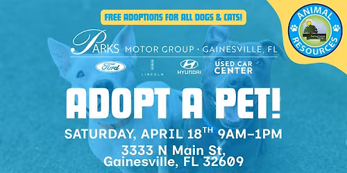 Adopt a Pet at Parks Ford!