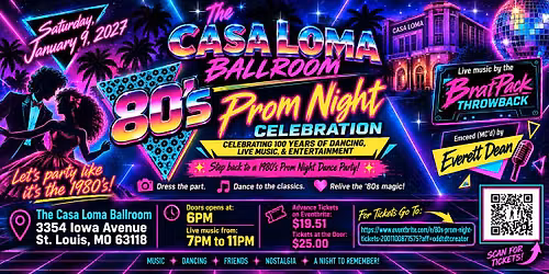 80's Prom Night Dance Party