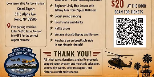 Airport Open House and Hangar Dance — Reno-Stead Airport