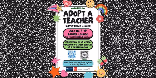 Adopt-a-Teacher Supply Drive & Mixer with NHORA East Bay