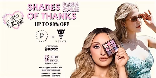 Shades of Thanks - Fashion Sale