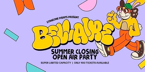 BELLAIRE... at FRATE NCL (Friday 25th September 2026)