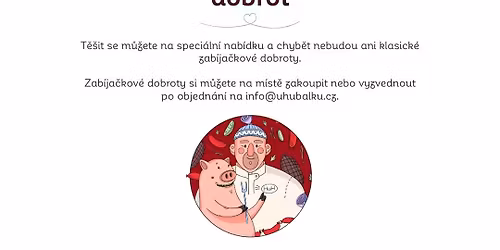 Vepřové hody u nás nebo na doma 29. 11. 2025 — 11:00–16:00