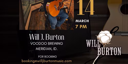 Will J. Burton LIVE @ Voodoo Brewing - Meridian