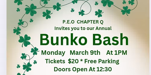 P.E.O. Chapter Q Annual Bunko Bash