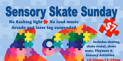 Sensory Skate Sunday at Wheels and Thrills