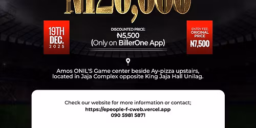 ePG Season 3 FC 26 Tournament. 