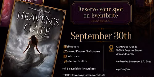 Heaven's Gate Book Tour Signing with Dr. Sarah Monday