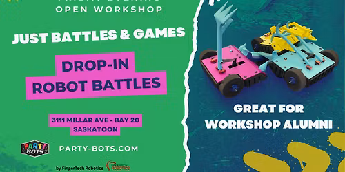 Party-Bots: Drop-In Robot Battle Play Time