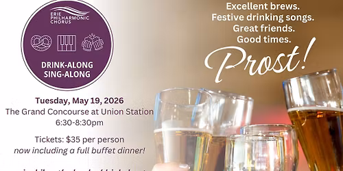 Drink-Along, Sing-Along with the Erie Phil Chorus